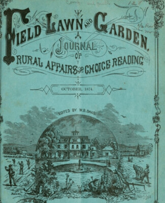 $2 Field Lawn & Garden Journal of Rural Affairs and Choice Reading
