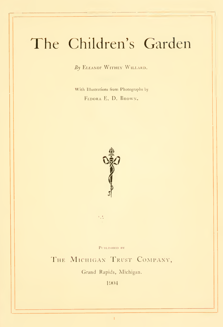 $2 Download. The Children's Garden. 1904 – 44p