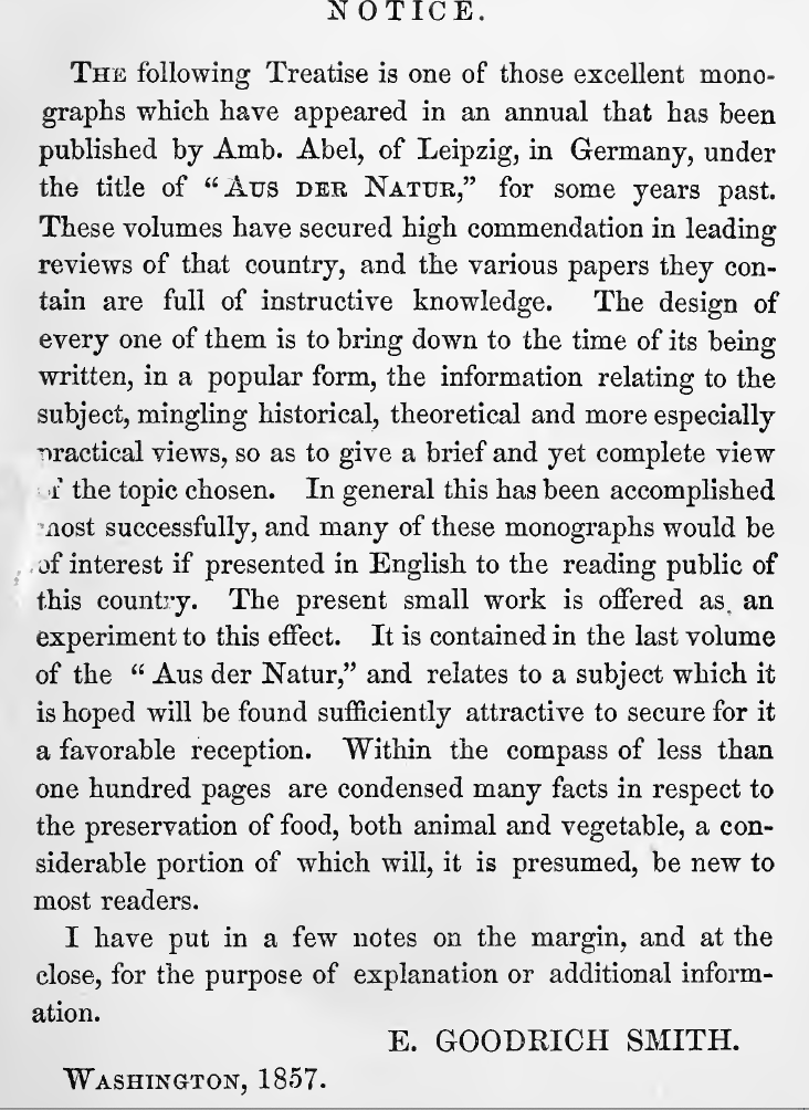 $2 Download. Preservation of Food. 1857 – 106p