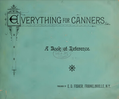 $2 Download Everything For Canners – A Book of Reference