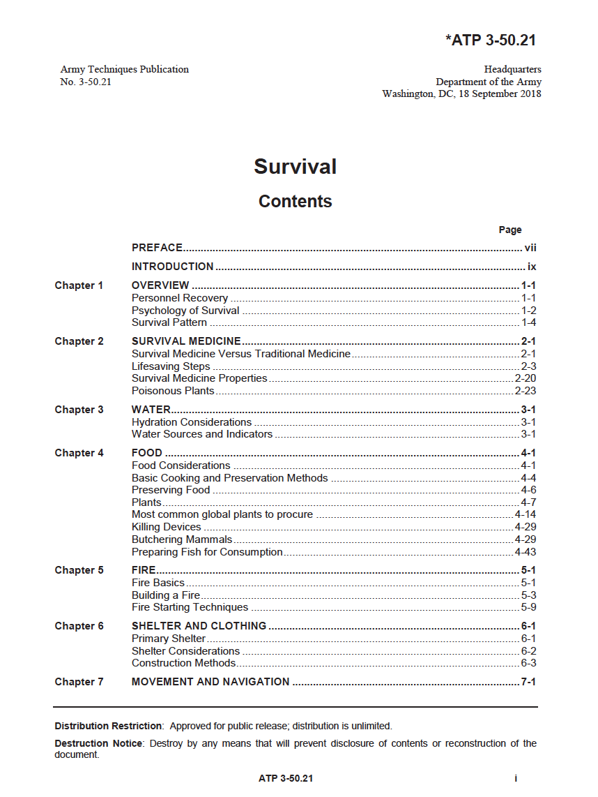 #1 U.S. ARMY Survival Manual $2 Download