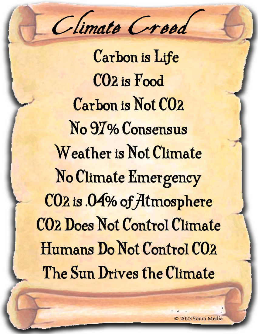 1 Climate Creed 10 Commandments POSTER