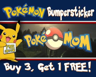 Pokemon PokeMOM Bumper Sticker