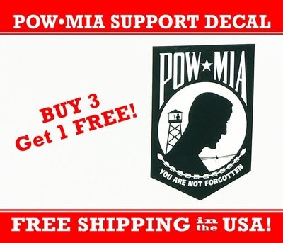 Prisoner Of War, POW-MIA Bumper Sticker
