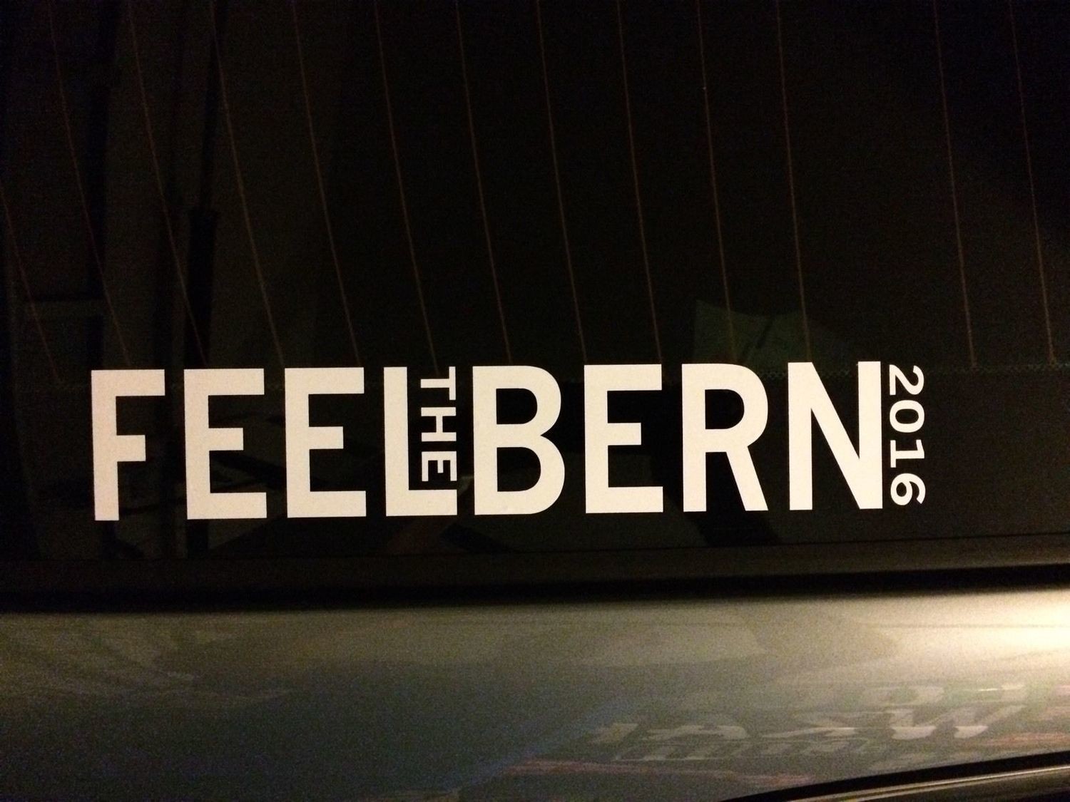 Feel The Bern, Bernie Sanders Bumper Sticker