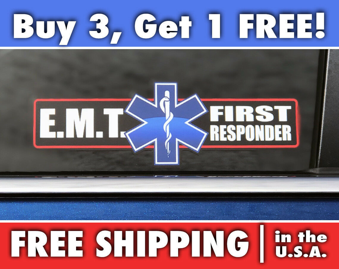 EMT First Responder Sticker