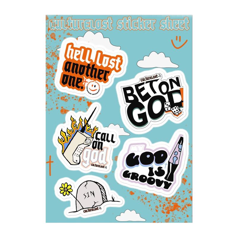 Blue Sky Sticker Sheet