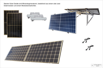 Stecker Solar Geräte
