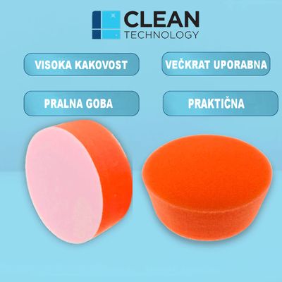 Komplet polirnih gobic - 80x25 mm - 5 kosov (BREZPLAČNO POŠILJANJE)