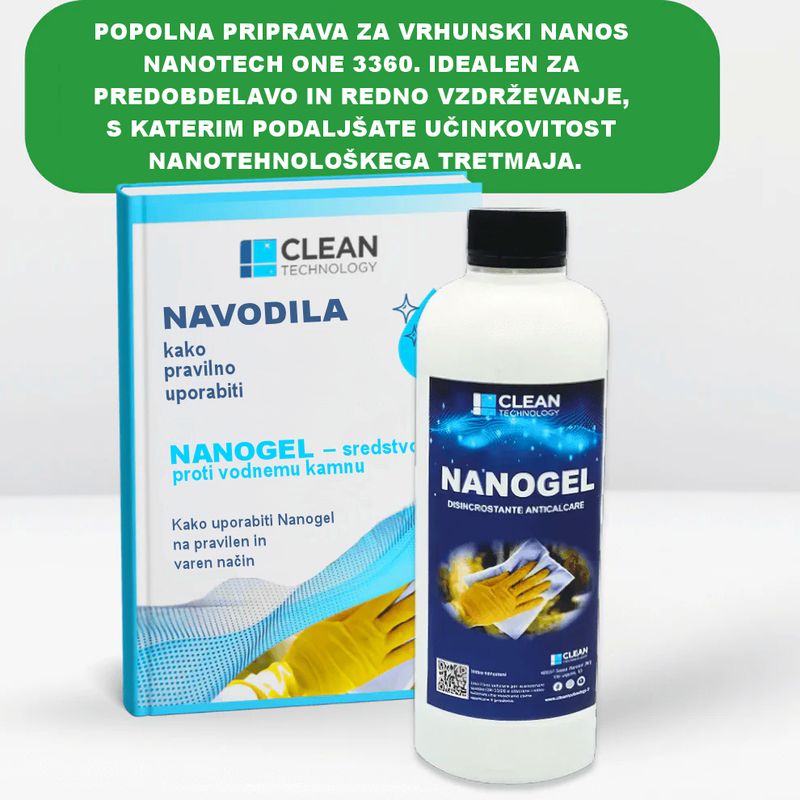 Nanogel - profesionalno čistilo za vodni kamen 1L (BREZPLAČNO POŠILJANJE)