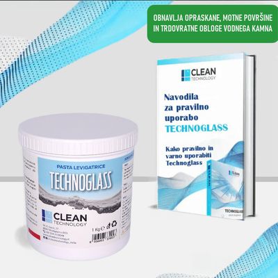 Technoglass - polirna pasta za steklo in keramiko 1KG (BREZPLAČNO POŠILJANJE)