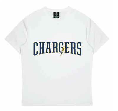 2024/25 White 'Chargers' T-shirt (New)