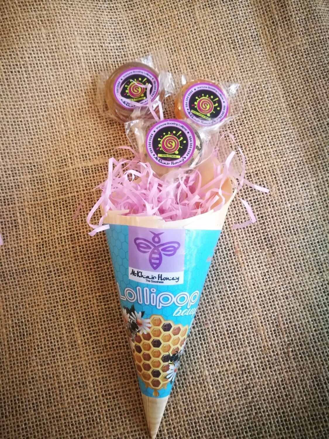 Honey lollipop bouquet
