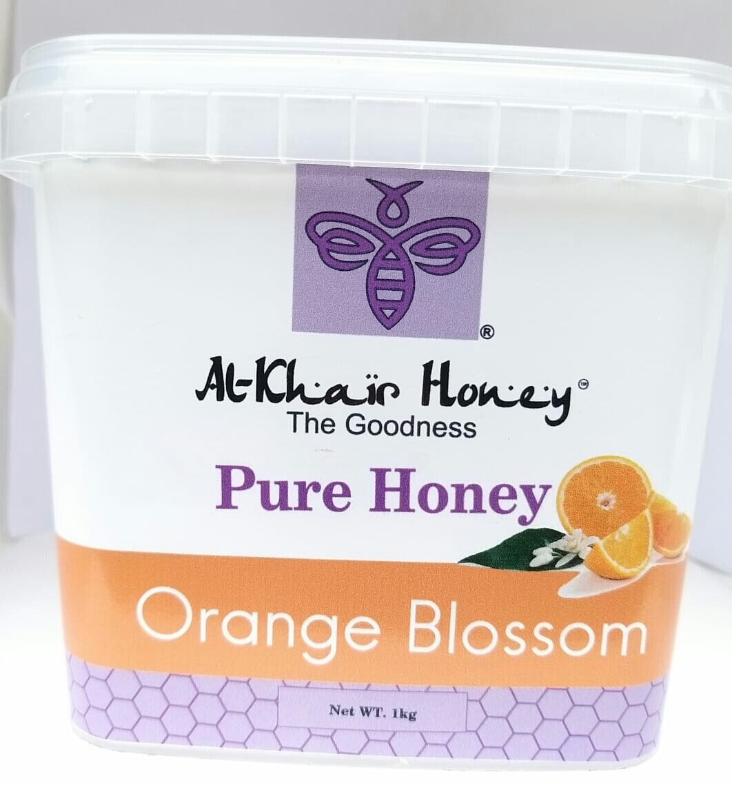 Pure Honey, Orange Blossom, 1kg Tub