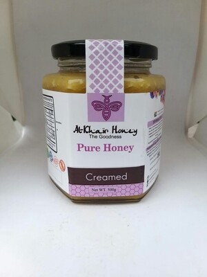 Pure Honey, Creamed, 500g Glass Jar