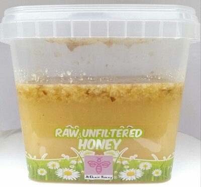 Unfiltered Raw Honey, 1kg Tub