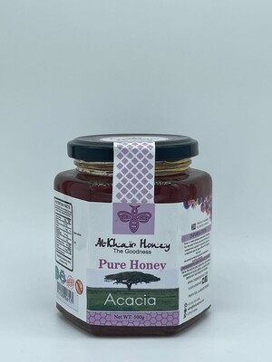 Pure Honey, Acacia 500g Glass Jar