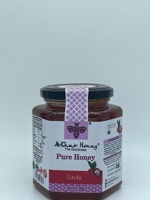 Pure Honey, Litchi, 500g Glass Jar