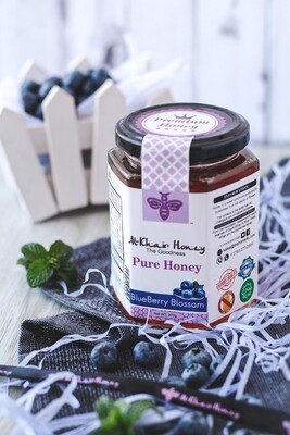 Pure Honey, Blueberry Blossom, 370g Glass Jar