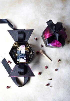 Hexagonal Black Gift Box