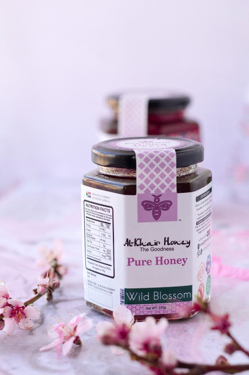 Pure Honey, Wild blossom, 370g Glass Jar