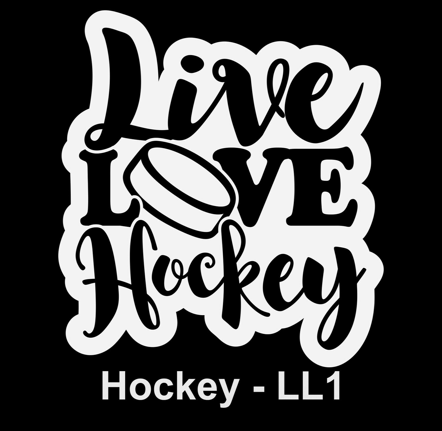 Live Love Sports, Decal: LL1 - Hockey