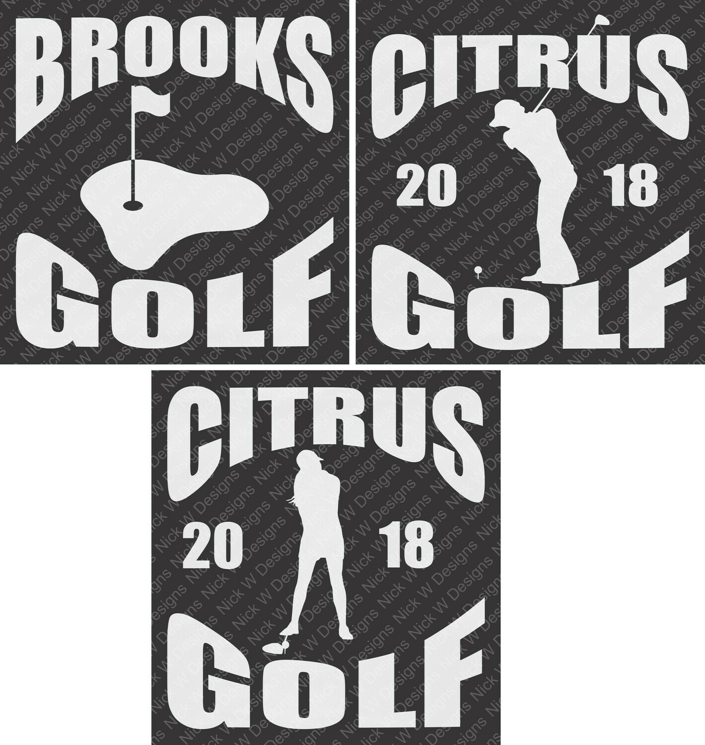 Golf Decals