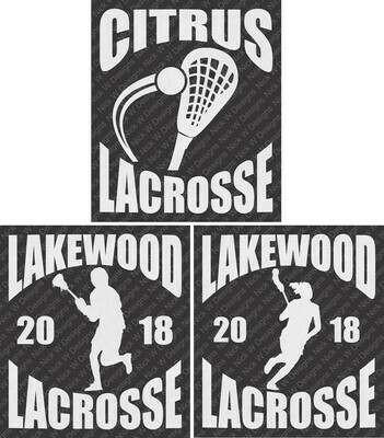 Lacrosse Decals