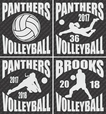 Volleyball Decals
