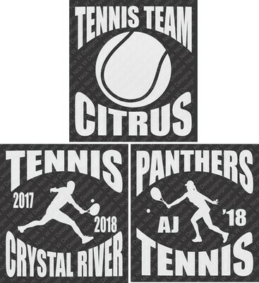 Tennis Decals