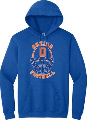 Adult Hoodie, Design: Oneida Helmet