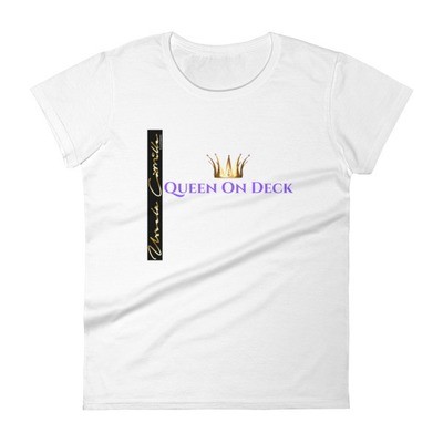 Ursela Camille Queen On Deck-Fashion Fit T-Shirt with Tear Away Label
