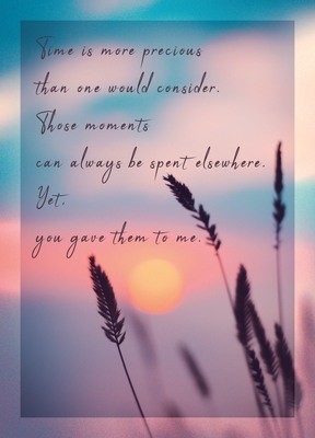 Premium Gratitude Cards: Sunset