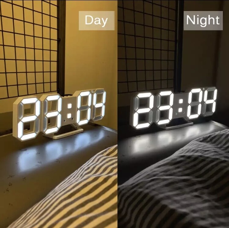 3D LED Wall Clock