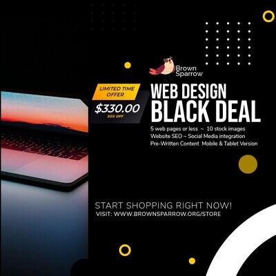 Web Design Black Deal