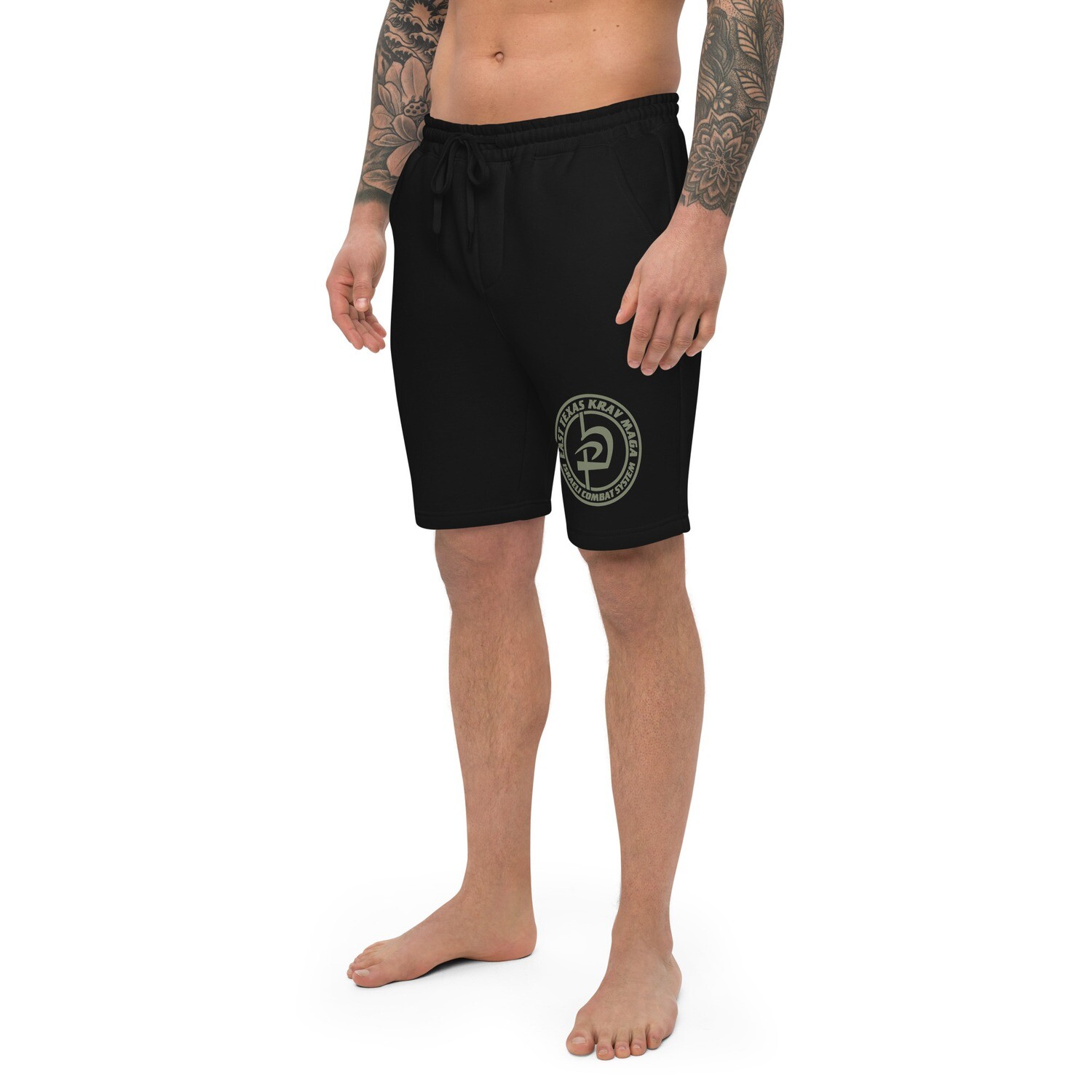 ETKM OD Green Logo Men&#39;s fleece shorts