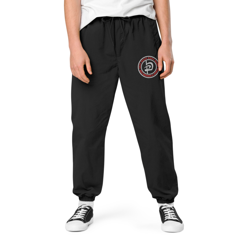 ETKM embroidered workout pants