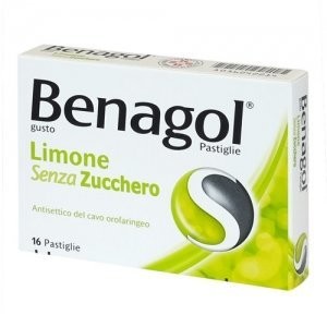 Benagol Limone Senza Zucchero 16 Pastiglie Benagol Limone Senza Zucchero 16 Pastiglie