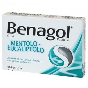 Benagol Menta-Eucaliptolo 16 Pastiglie Benagol Menta-Eucaliptolo 16 Pastiglie
