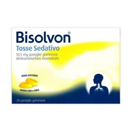 Bisolvon Tosse Sedativo 20 Pastiglie Gommose Bisolvon Tosse Sedativo 20 Pastiglie Gommose