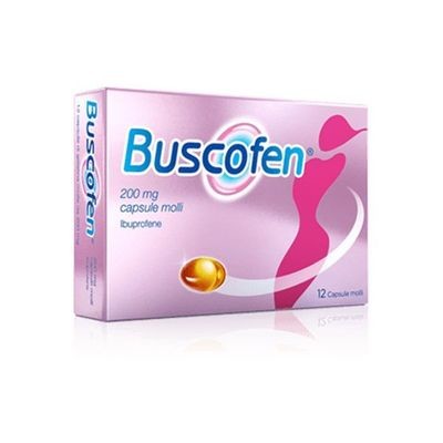 Buscofen 200 mg Ibuprofene 12 Capsule Molli