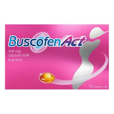 BuscofenAct 400 mg Ibuprofene 12 capsule Molli