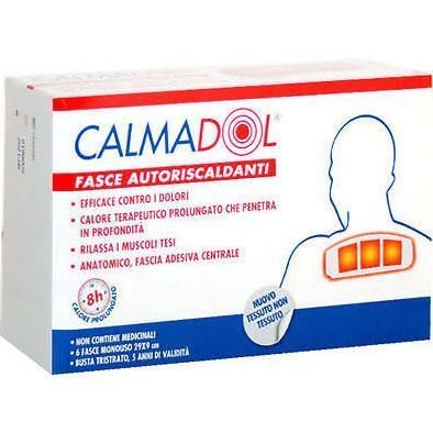 Calmadol Fascia Autoriscaldante 6 pz 29x9 cm Calmadol Fascia Autoriscaldante 6 pz 29x9 cm