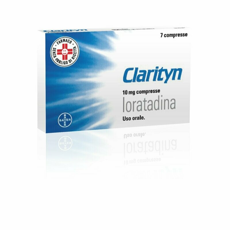 Clarityn 7 Compresse 10 mg Loratadina Clarityn 7 Compresse 10 mg Loratadina