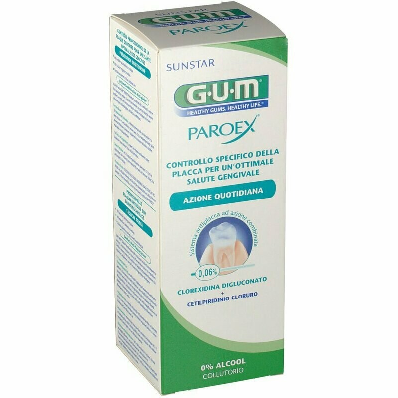 Collutorio Gum Paroex Clorexidina 0,06% 500 ml Collutorio Gum Paroex Clorexidina 0,06% 500 ml