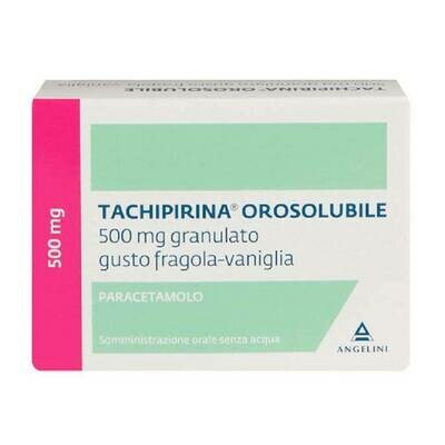 Tachipirina Orosolubile 500 mg Gusto Fragola E Vaniglia 12 Bustine