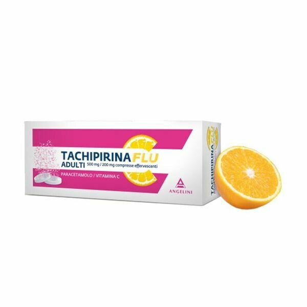 Tachipirina Flu Adulti 500 mg 12 Compresse Effervescenti Tachipirina Flu Adulti 500 mg 12 Compresse Effervescenti