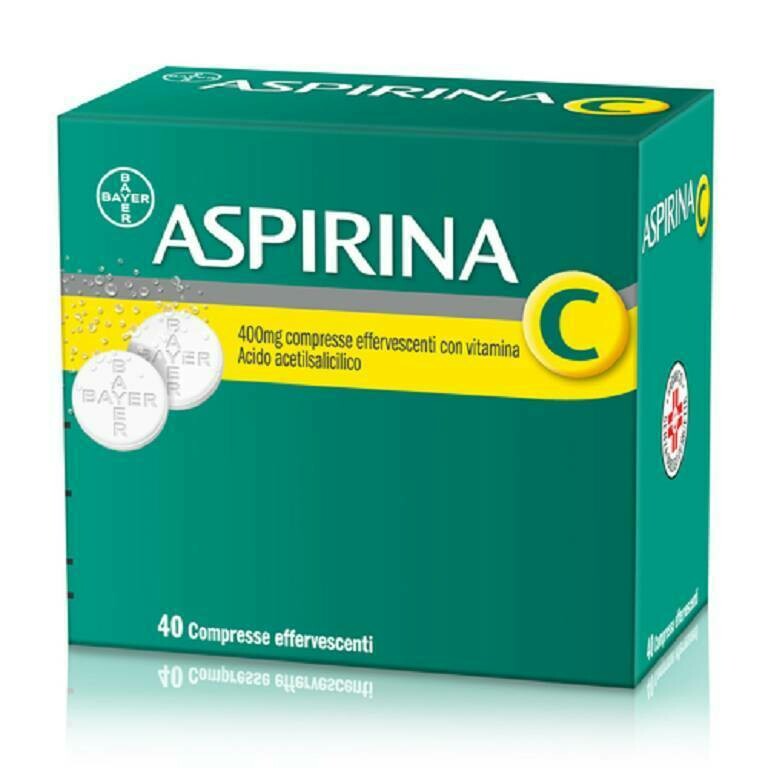 Aspirina C 40 Compresse Effervescenti Aspirina C 40 Compresse Effervescenti