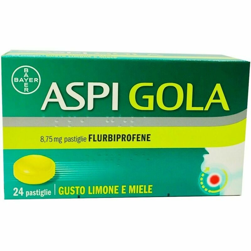 Aspi Gola 24 Pastiglie Gusto Limone E Miele Aspi Gola 24 Pastiglie Gusto Limone E Miele