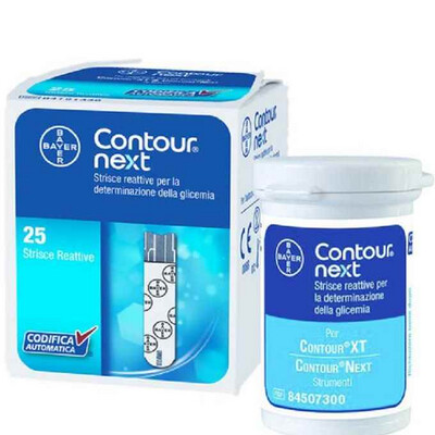 Contour Next Strisce Reattive 25 pz Contour Next Strisce Reattive 25 pz